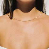 Pearl Choker // Gold