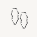 Lagoon Hoops // Sterling Silver