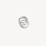 Lagoon Stackers // Sterling Silver