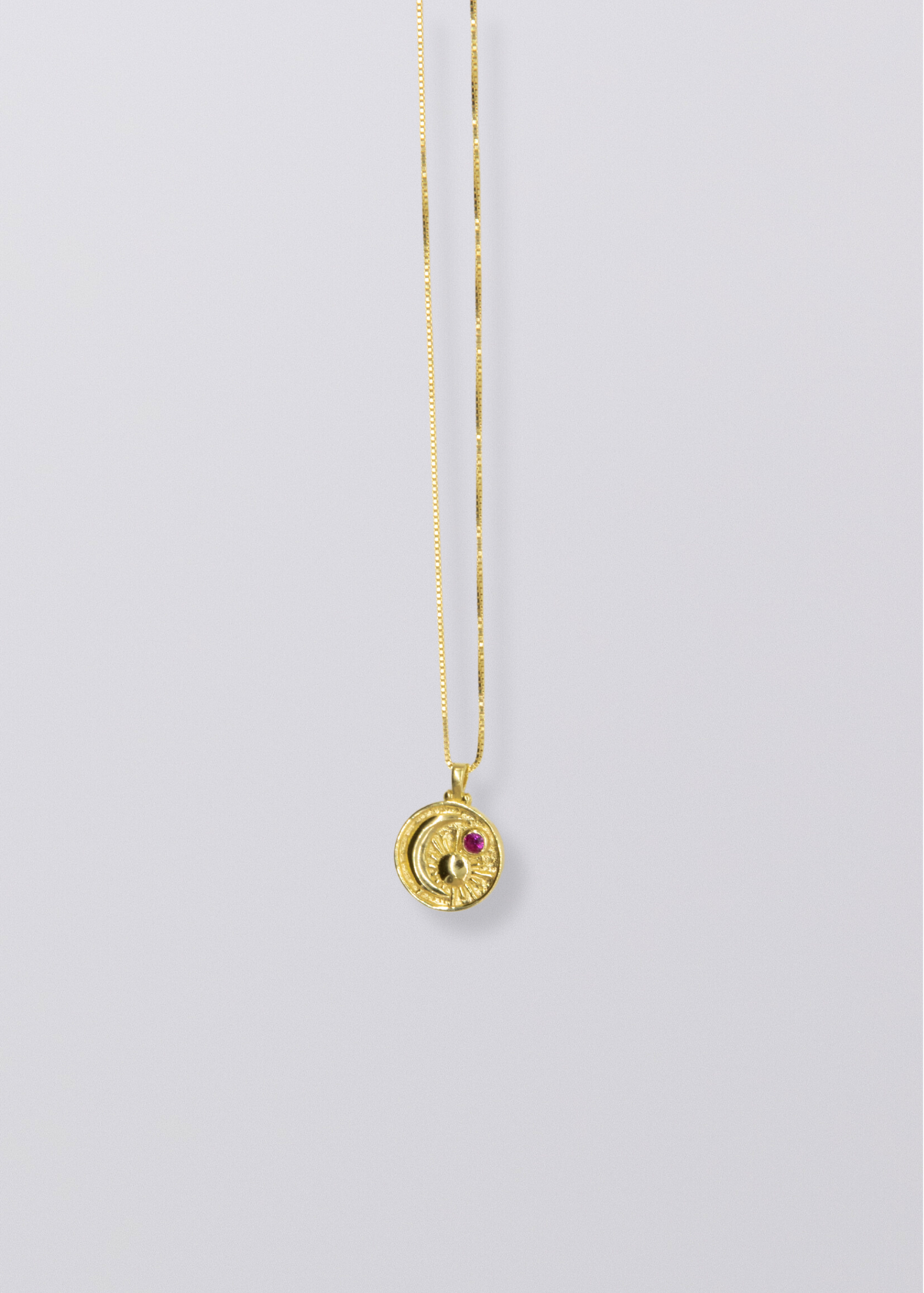 Selene Birthstone Necklace // Gold Vermeil