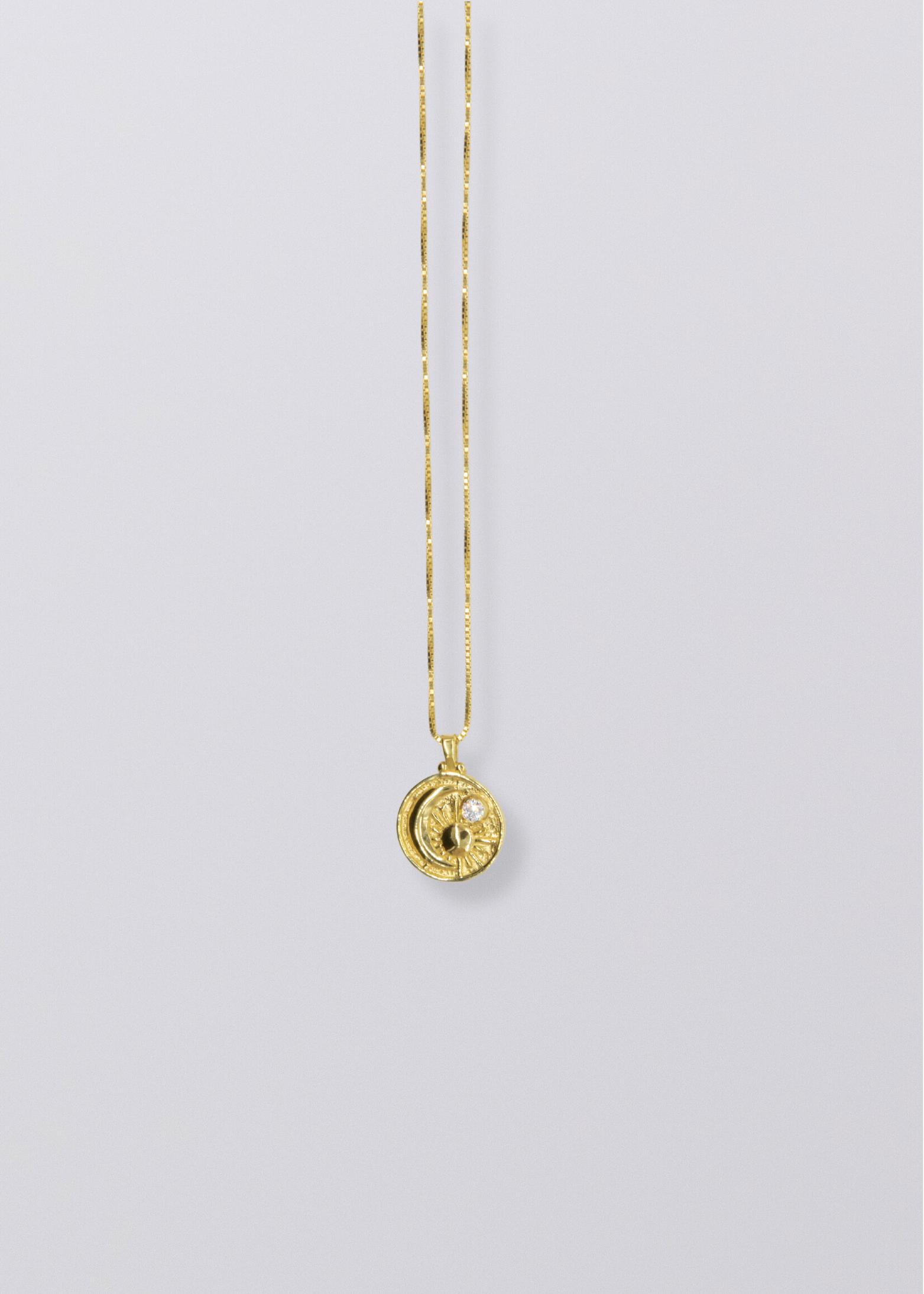 Selene Birthstone Necklace // Gold Vermeil