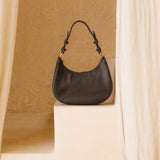 Clara Mini Shoulder // Textured Noir