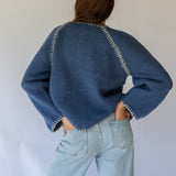 Heidelberg Cardigan // Pacific Blue