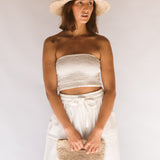 Polly Short Brim Hat // Natural