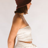 Peggie Bucket Hat // Merlot