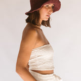 Peggie Bucket Hat // Merlot
