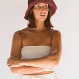 Peggie Bucket Hat // Merlot