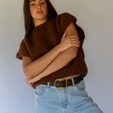 Pippi Vest  // Warm Choc