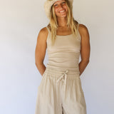 Polly Short Brim Hat // Natural