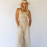 Polly Short Brim Hat // Natural