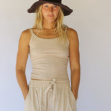 Polly Short Brim Hat // Cocoa