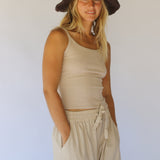 Polly Short Brim Hat // Cocoa