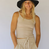Polly Short Brim Hat // Noir