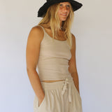 Polly Short Brim Hat // Noir