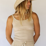 Polly Short Brim Hat // Natural