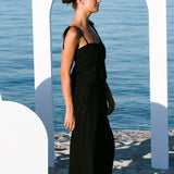 Pleat Cami // Black
