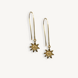 Sol Drops Earrings // Gold