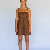 Isla Mini Dress // Cocoa