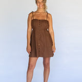 Isla Mini Dress // Cocoa