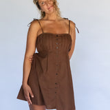 Isla Mini Dress // Cocoa