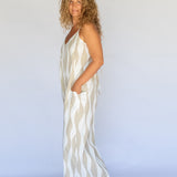 Romi Jumpsuit // Island Stripe