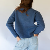 Spiral Cardigan // Pacific Blue