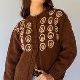 Spiral Cardigan // Warm Choc