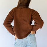 Spiral Cardigan // Warm Choc