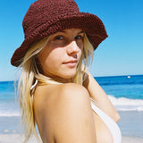 Peggie Bucket Hat // Merlot