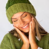 Val Contrast Beanie // Meadow