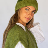 Val Contrast Beanie // Meadow