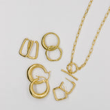 La Muse Earrings // Gold