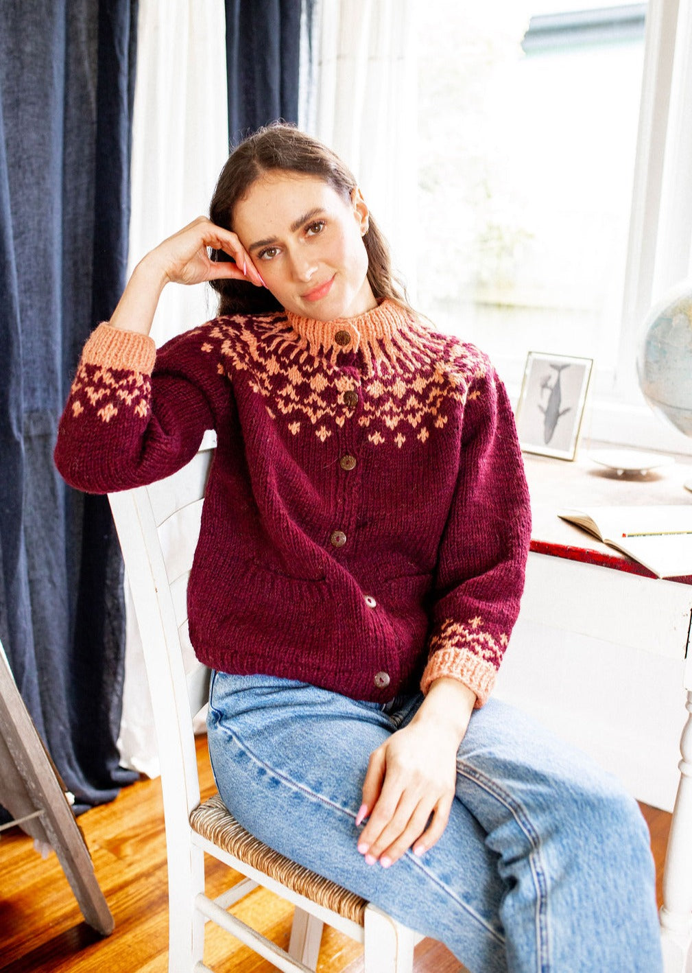 Berry cardigan on sale