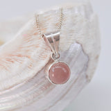 Mila Necklace // Rose Quartz