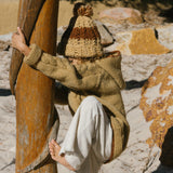 Kids Hazel Beanie // Butterscotch + Uluru