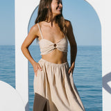 Bandeau Top // Sand