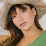 Daisy Girl Hoops // Silver