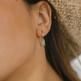 Daisy Girl Hoops // Silver