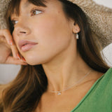 Daisy Girl Hoops // Silver