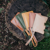 Baby Basic Clutch // Woven Mahogany