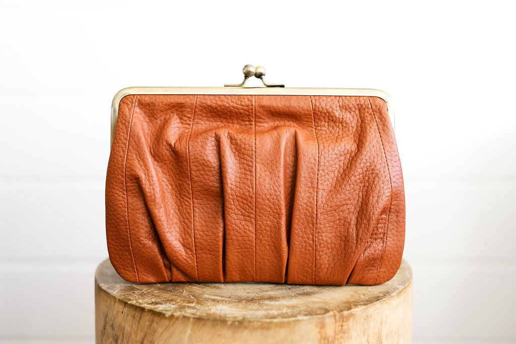 Alice Clutch Pebble Tan Hobo and Hatch