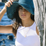 Janis Hemp Hat // Indigo