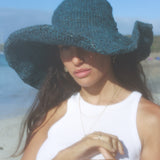 Janis Hemp Hat // Indigo