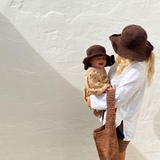 Kids Polly Hemp Hat // Walnut