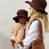 Kids Polly Hemp Hat // Walnut