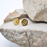 She Will Bloom Studs // Gold