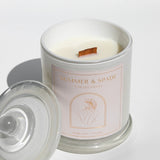 Luxe Wood Wick Candle // Rose Peony
