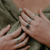 Mantra ring // Silver