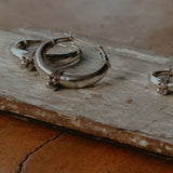 Uma Hoops // Silver