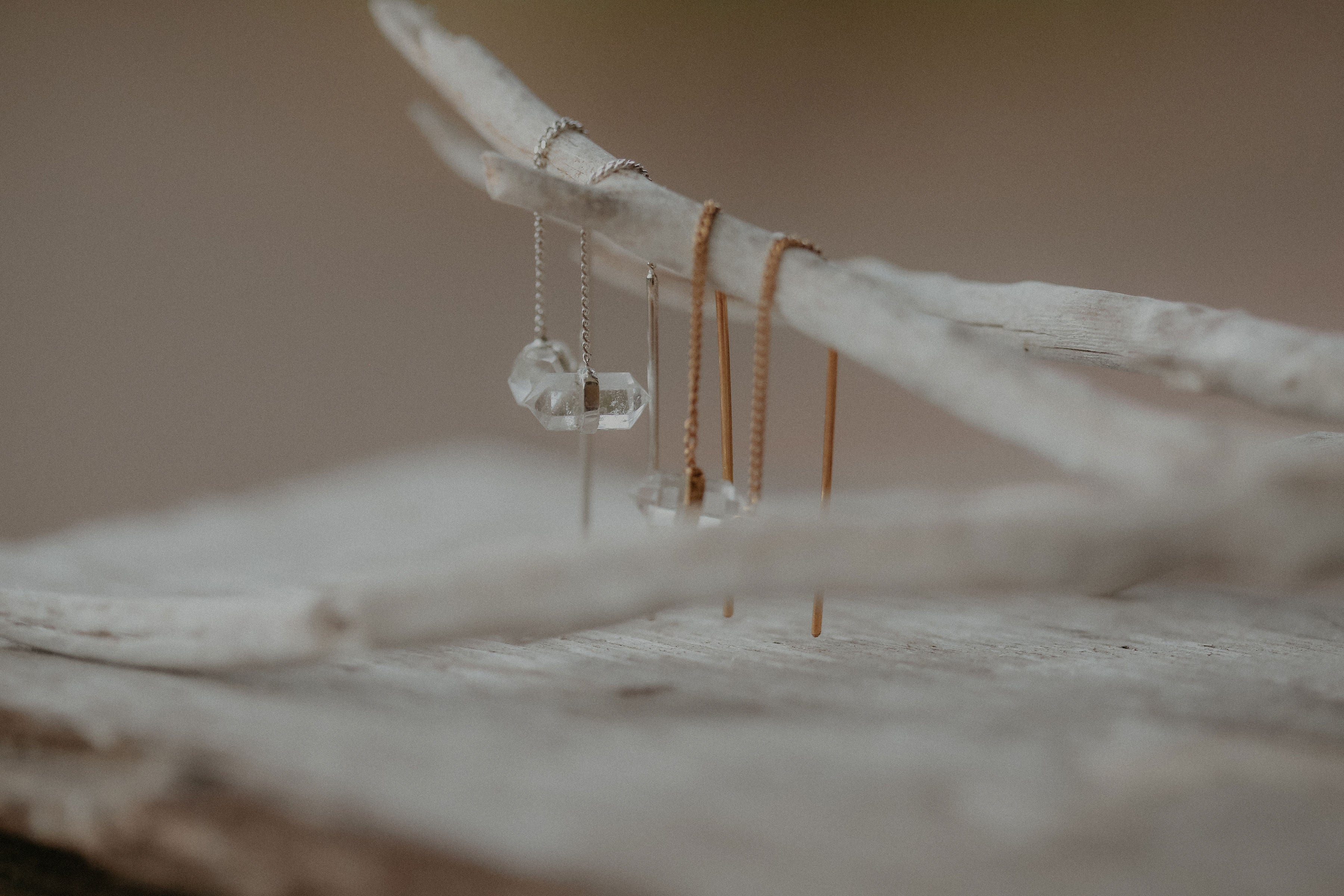 Eve // Crystal Quartz Threaders